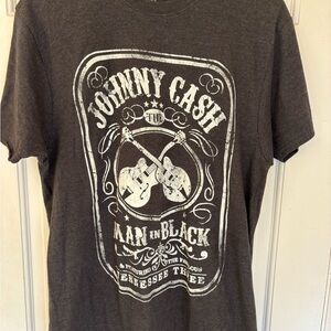 Johnny Cash Mens T Shirt Size Large